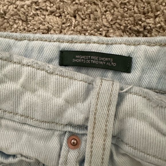 Wild Fable Distressed Light Blue Denim Shorts - Picture 5 of 8